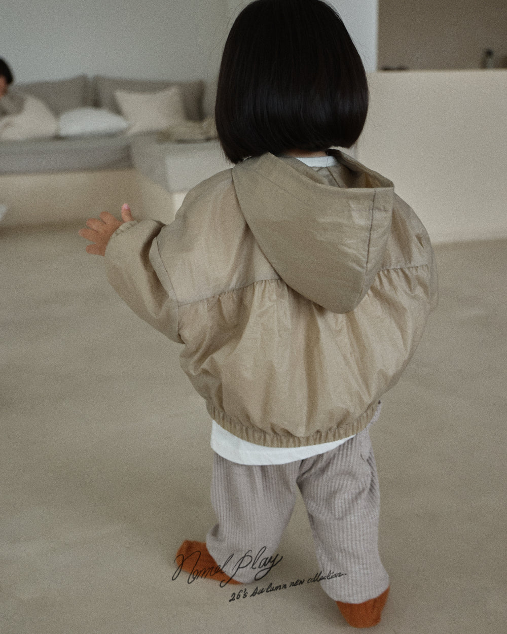 【PRE-ODER〆8.9(sun)】18.Dove Shirring Zip-Up | normalplay