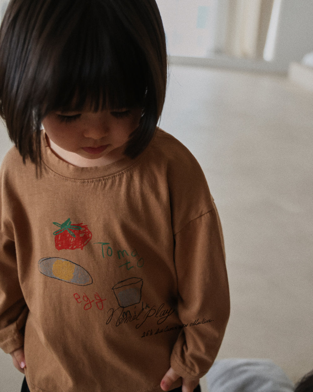【PRE-ODER〆8.9(sun)】47.Egg Long Sleeve Tee | normalplay