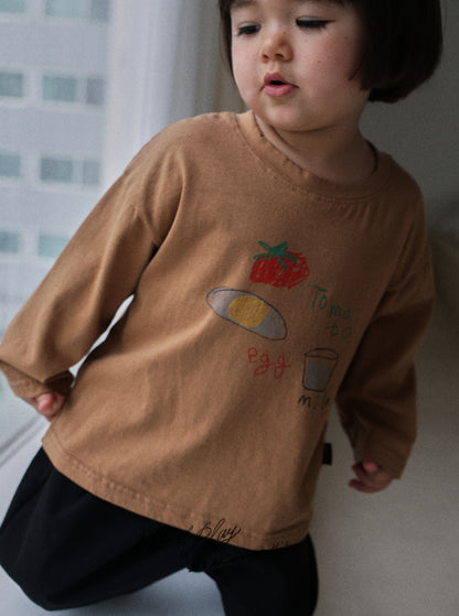【PRE-ODER〆8.13(thu)】47.Egg Long Sleeve Tee