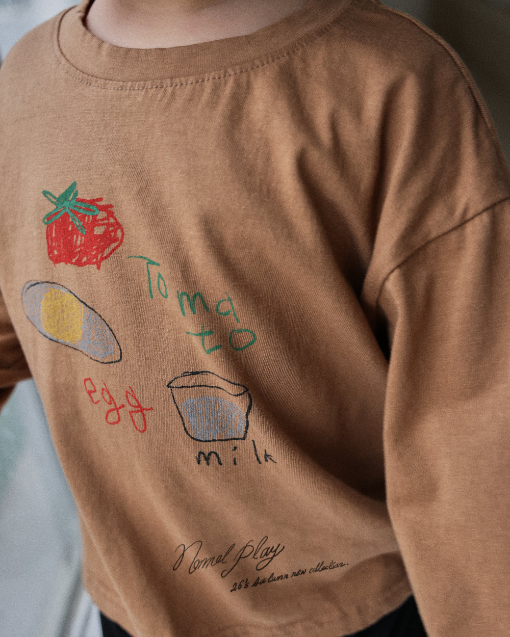 【PRE-ODER〆8.9(sun)】47.Egg Long Sleeve Tee | normalplay