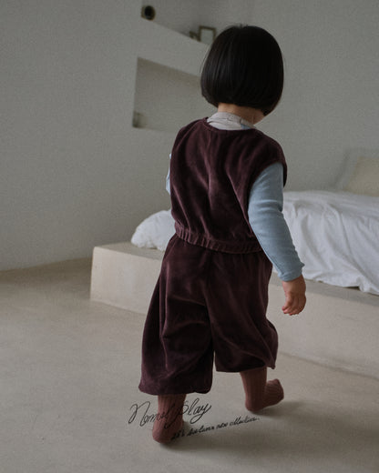 【PRE-ODER〆8.13(thu)】43.Velour Cropped Vest
