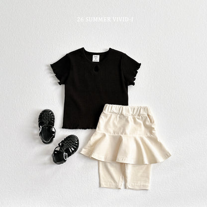 【PREORDER受付終了、ご希望はお問い合わせください。】81.Flare Hole ShortSleeve Tee
