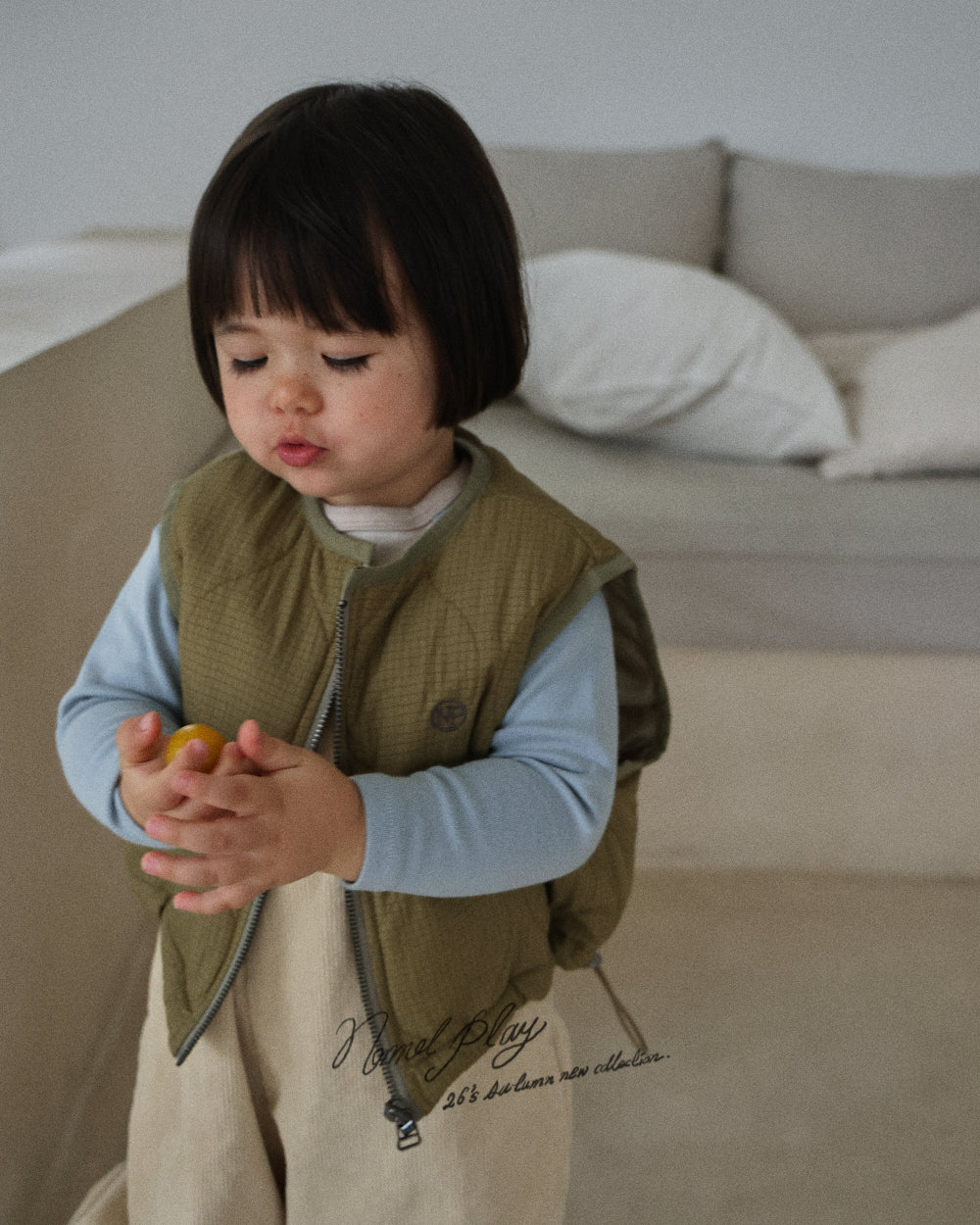 【PRE-ODER〆8.9(sun)】62.Honey Cropped Vest | normalplay
