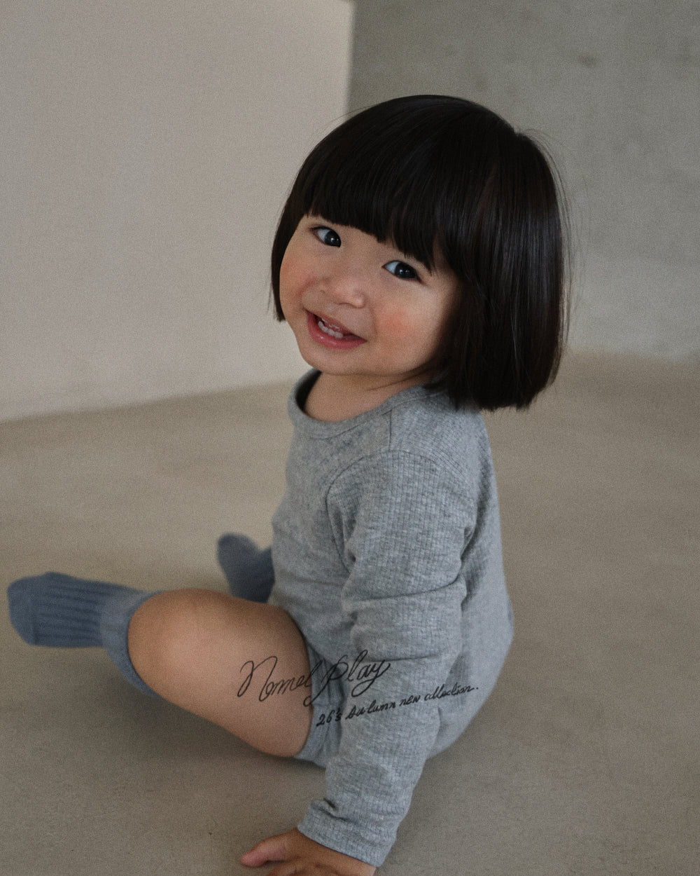 【PRE-ODER〆8.9(sun)】40.Soft Autumn Baby Suit | normalplay