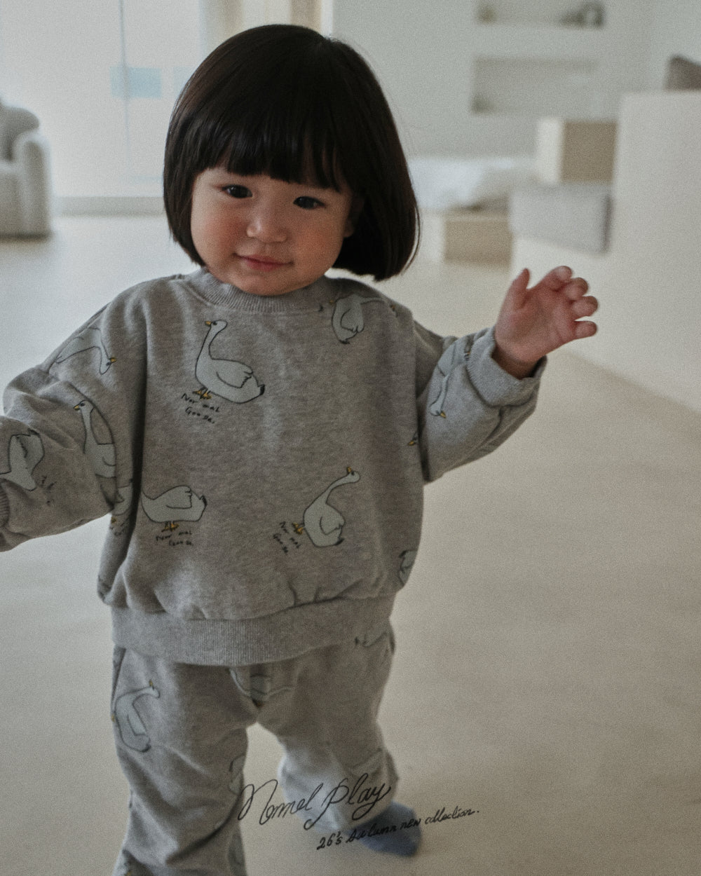 【PRE-ODER〆8.9(sun)】08.Normal Duck All-Over Print Sweatshirt | normalplay