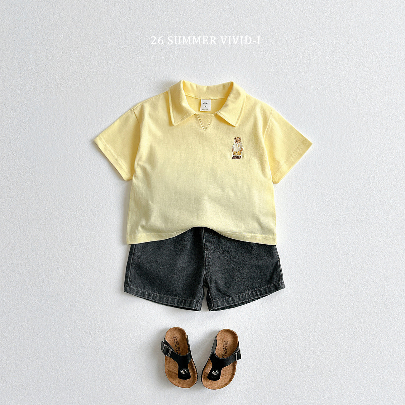 【PREORDER受付終了、ご希望はお問い合わせください。】95.Collar Bear Embroidery Set