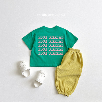 【PREORDER受付終了、ご希望はお問い合わせください。】57.Love Things ShortSleeve Tee
