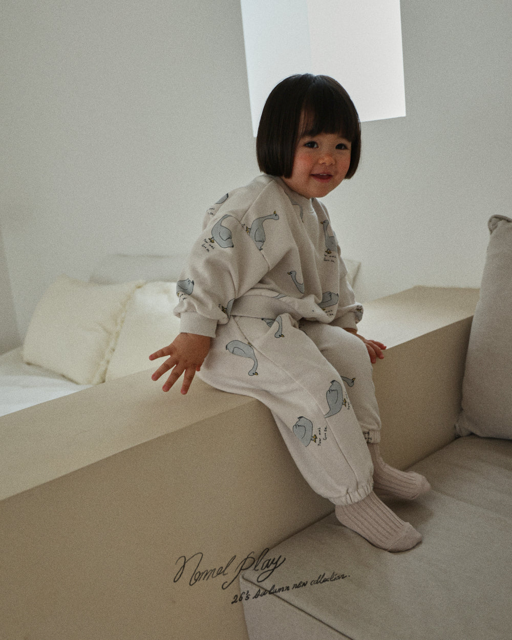 【PRE-ODER〆8.9(sun)】09.Normal Duck All-Over Print Jogger Pants | normalplay