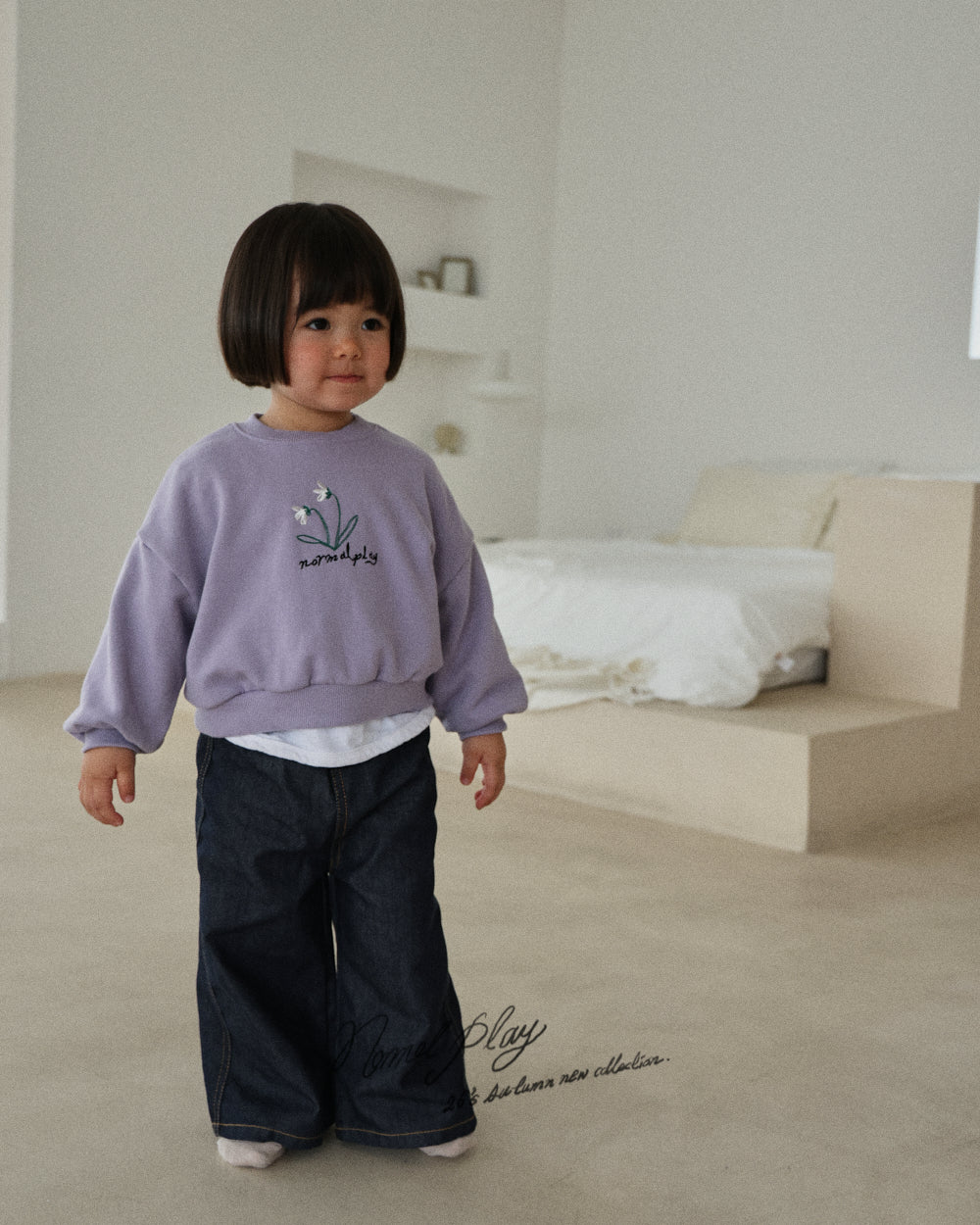 【PRE-ODER〆8.9(sun)】37.Baba Non-Fade Denim Pants | normalplay