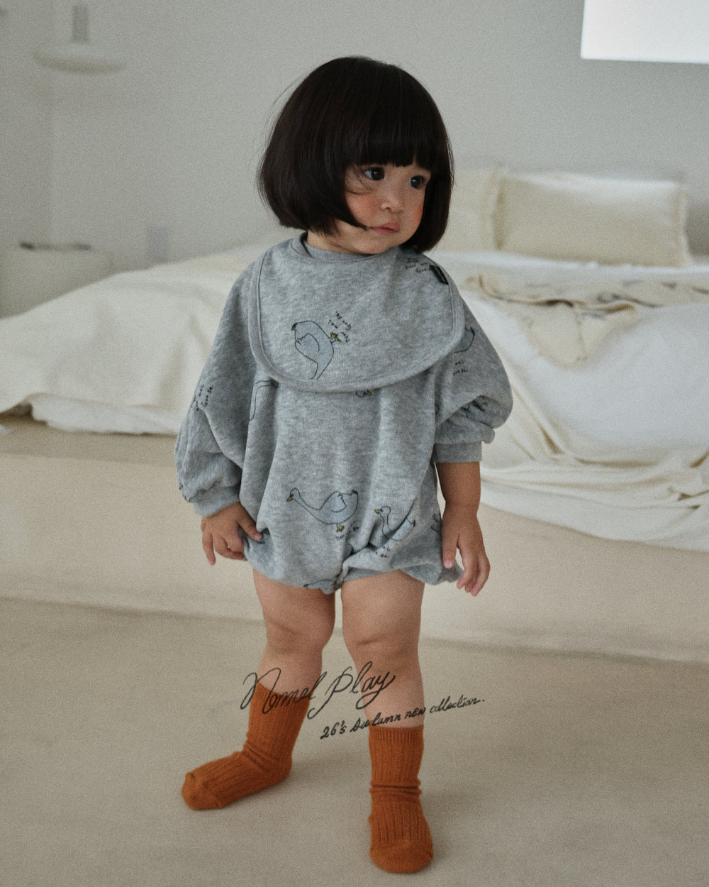 【PRE-ODER〆8.9(sun)】55.Terry Duck Baby Suit | normalplay