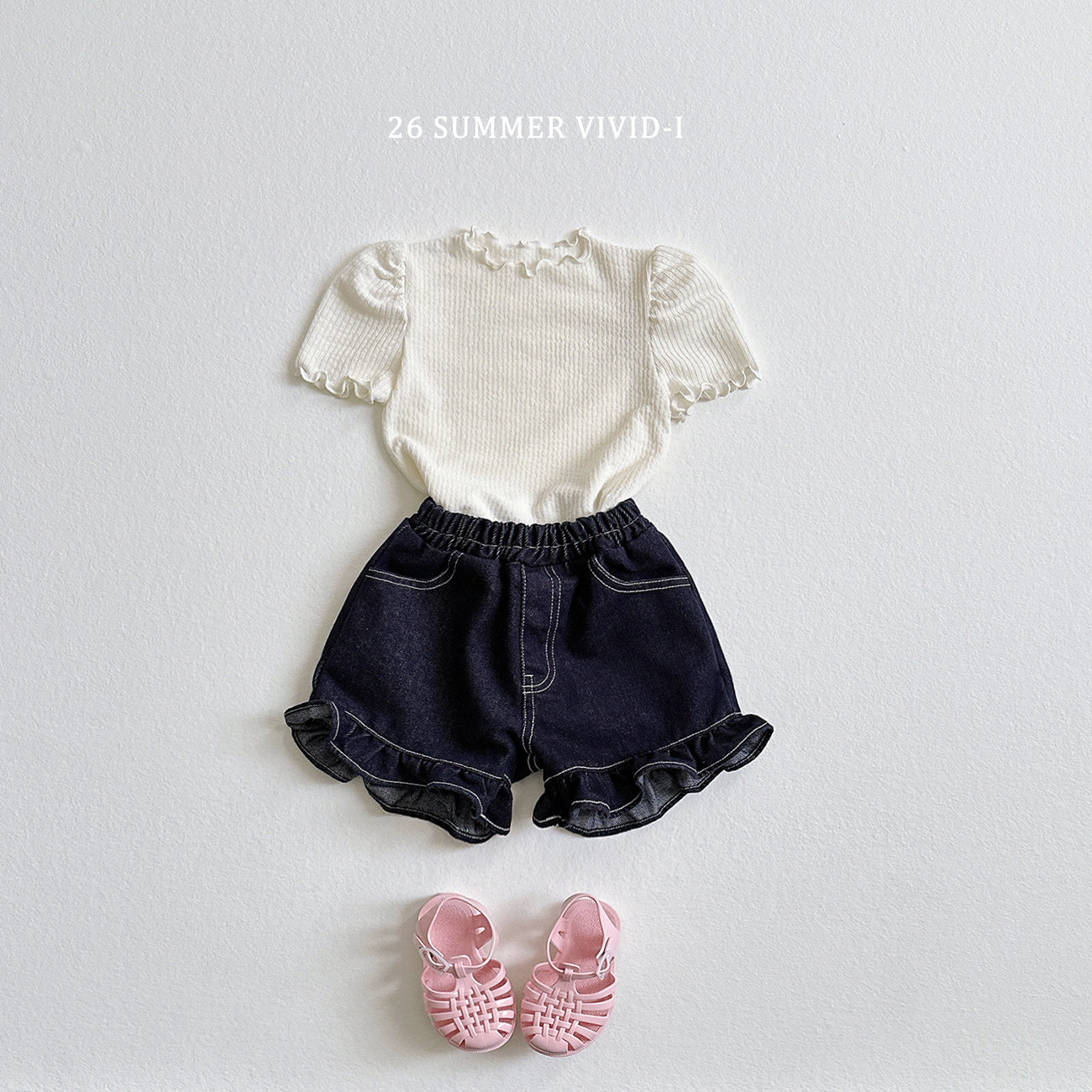 【PREORDER受付終了、ご希望はお問い合わせください。】78.Shirring Puff Flare Tee