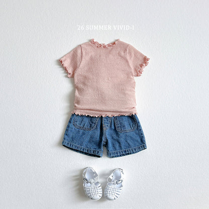 【PREORDER受付終了、ご希望はお問い合わせください。】75.Yoryu Slub Flare Tee