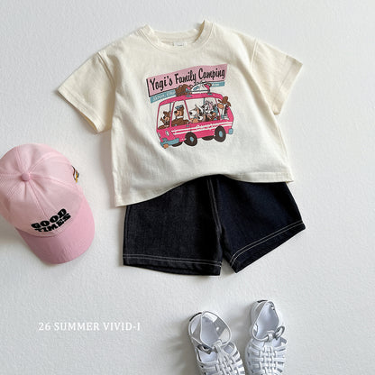 【PREORDER受付終了、ご希望はお問い合わせください。】13.Stretch Denim Shorts