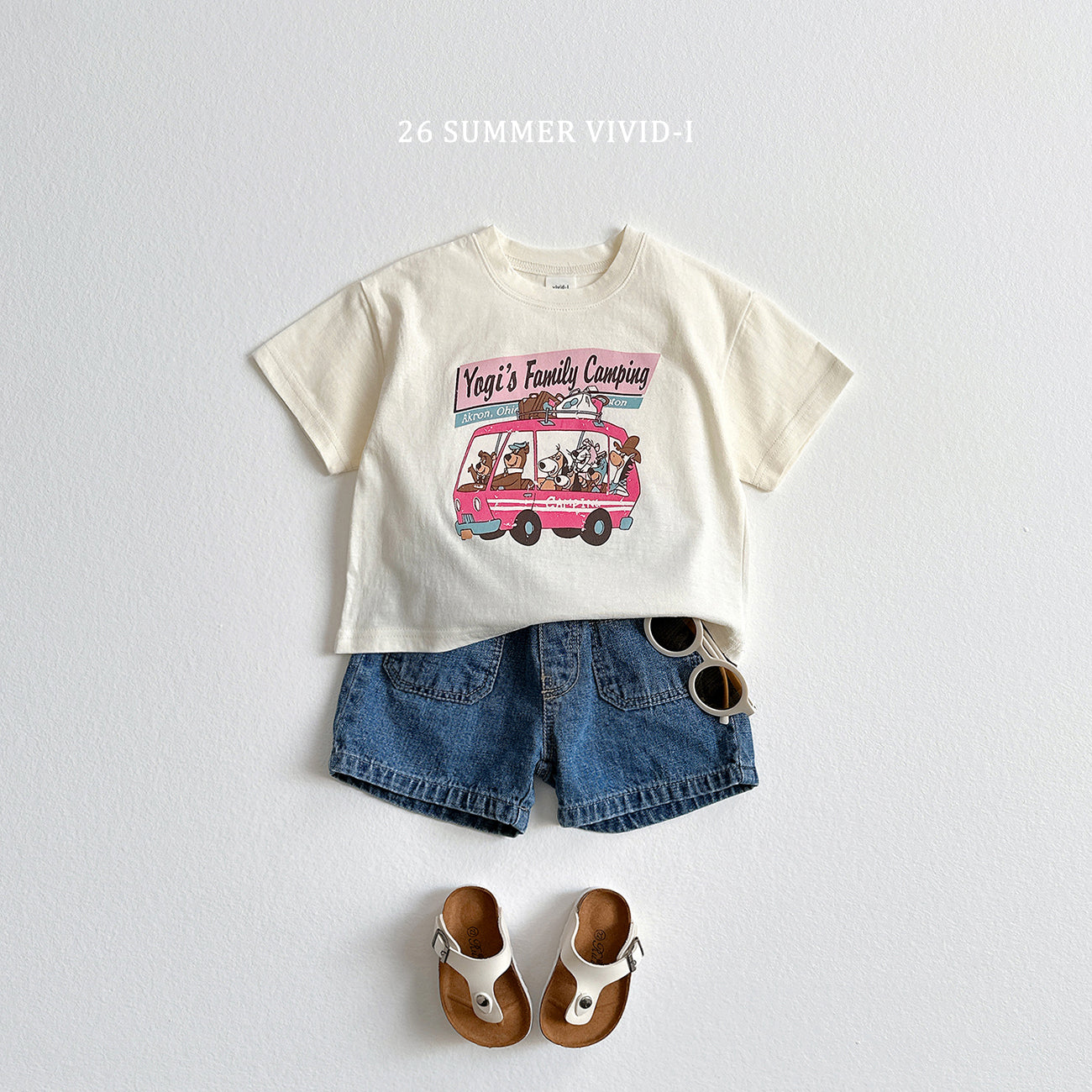 【PREORDER受付終了、ご希望はお問い合わせください。】50.Vintage Camping ShortSleeve Tee