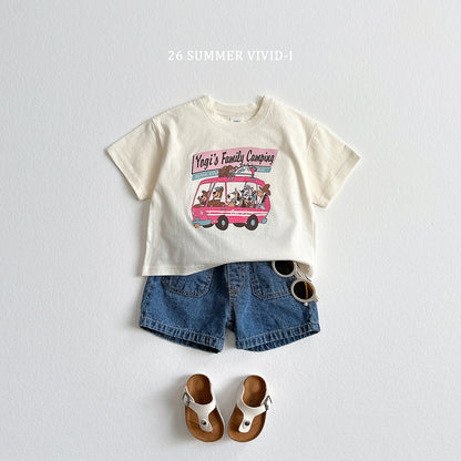 【PREORDER受付終了、ご希望はお問い合わせください。】50.Vintage Camping ShortSleeve Tee