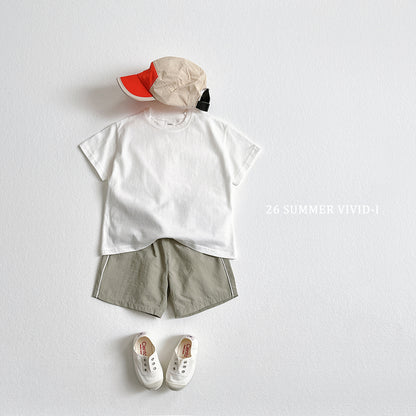 【PREORDER受付終了、ご希望はお問い合わせください。】17.Piping Crinkle Shorts