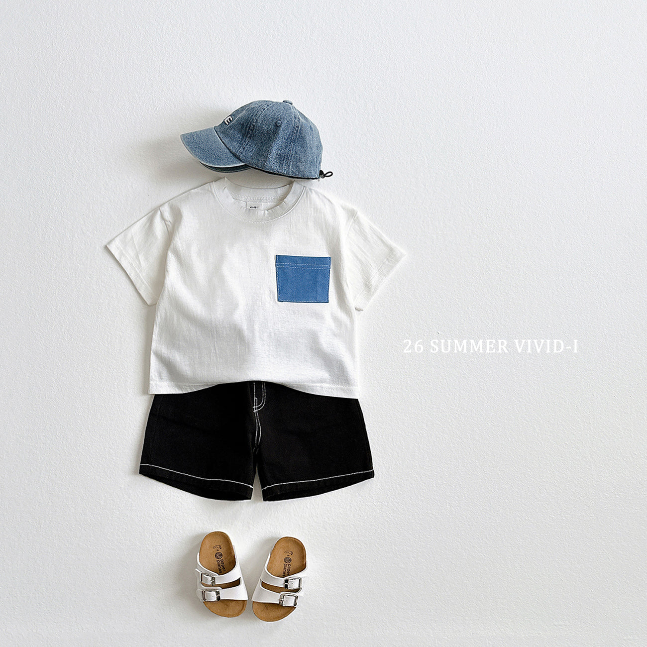 【PREORDER受付終了、ご希望はお問い合わせください。】14.Stitch Cotton Shorts