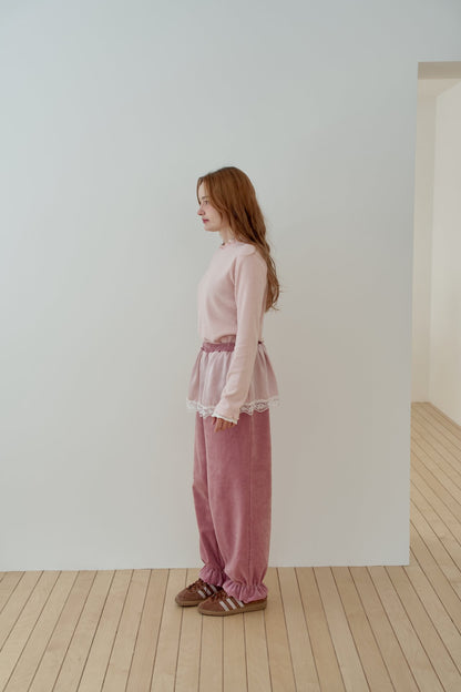 ［momoann］satin jogger (adult)