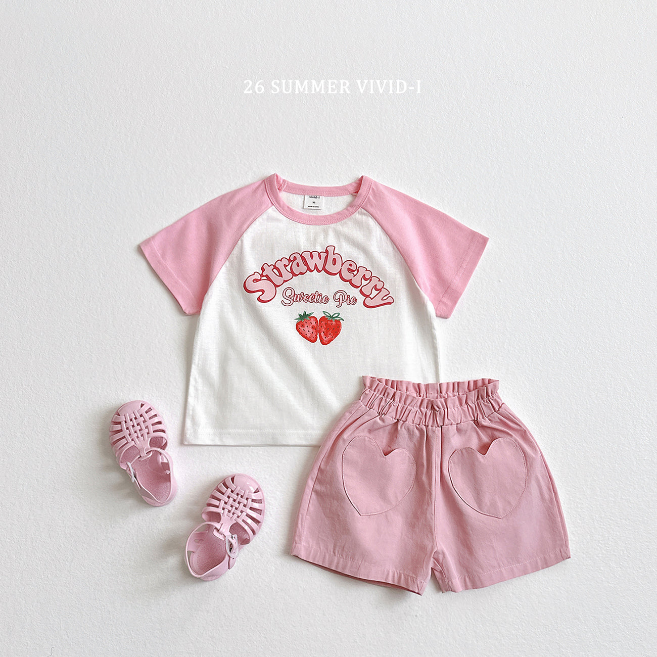 【PREORDER受付終了、ご希望はお問い合わせください。】74.Strawberry Dolman ShortSleeve Tee