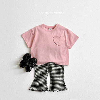 【PREORDER受付終了、ご希望はお問い合わせください。】79.Heart Pocket ShortSleeve Tee