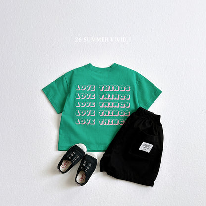 【PREORDER受付終了、ご希望はお問い合わせください。】57.Love Things ShortSleeve Tee