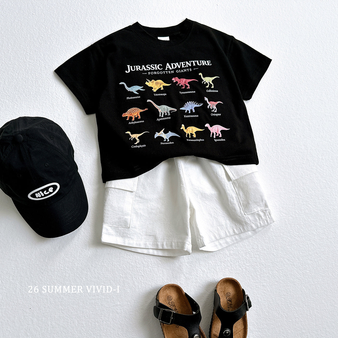 【PREORDER受付終了、ご希望はお問い合わせください。】49.Little Dino ShortSleeve Tee