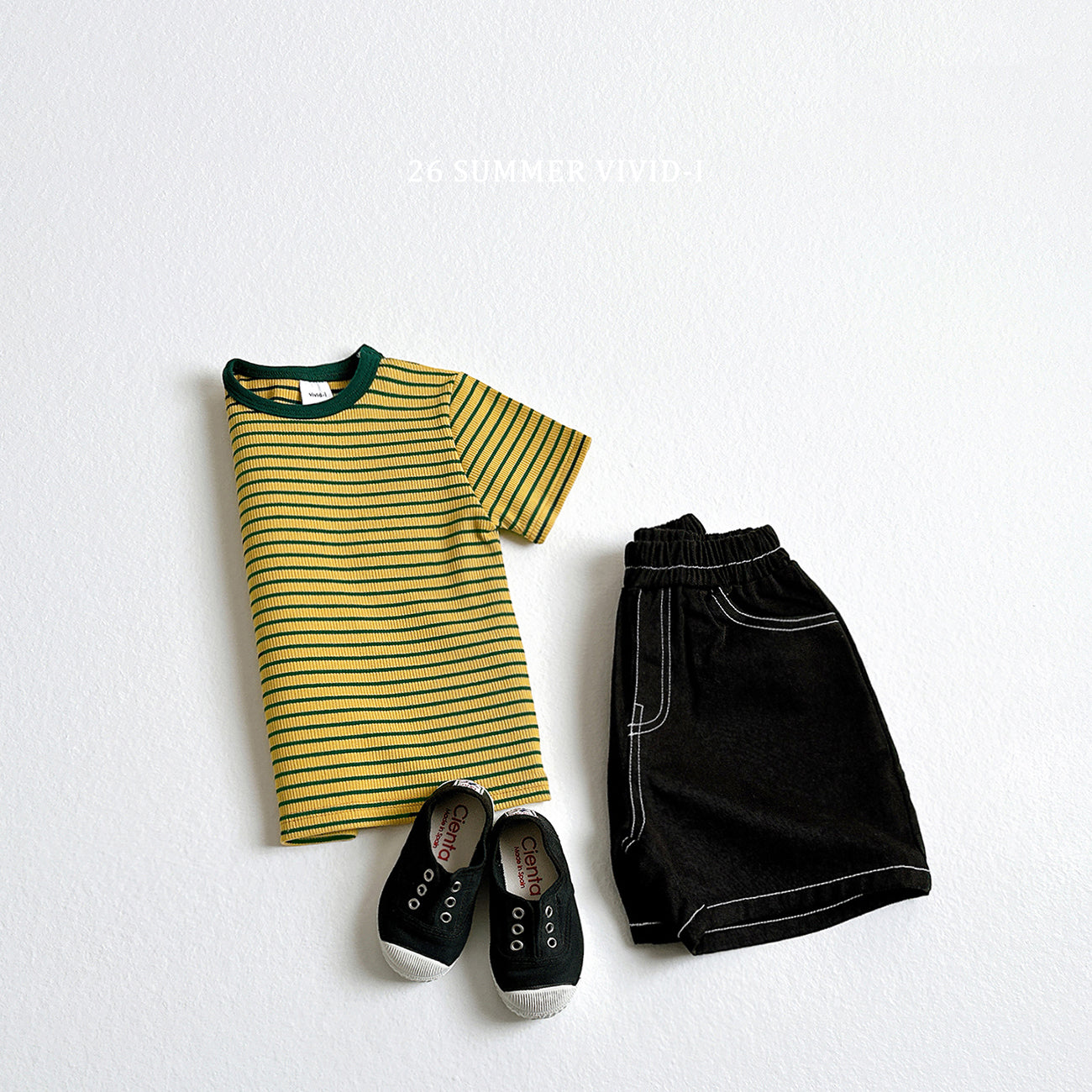 【PREORDER受付終了、ご希望はお問い合わせください。】14.Stitch Cotton Shorts