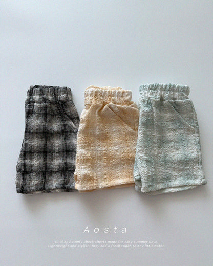 【PREORDER受付終了、ご希望はお問い合わせください。】59.Check Shorts