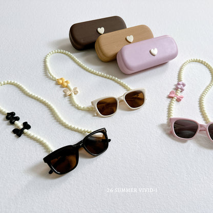 【PREORDER受付終了、ご希望はお問い合わせください。】118.Heart Case Necklace Sunglasses