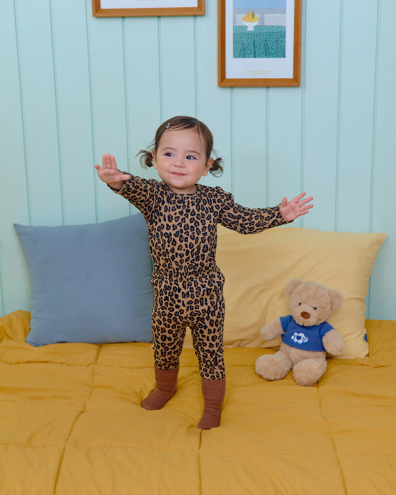 【PRE-ODER〆8.9(sun)】33.Little Leopard Loungewear | oottbebe