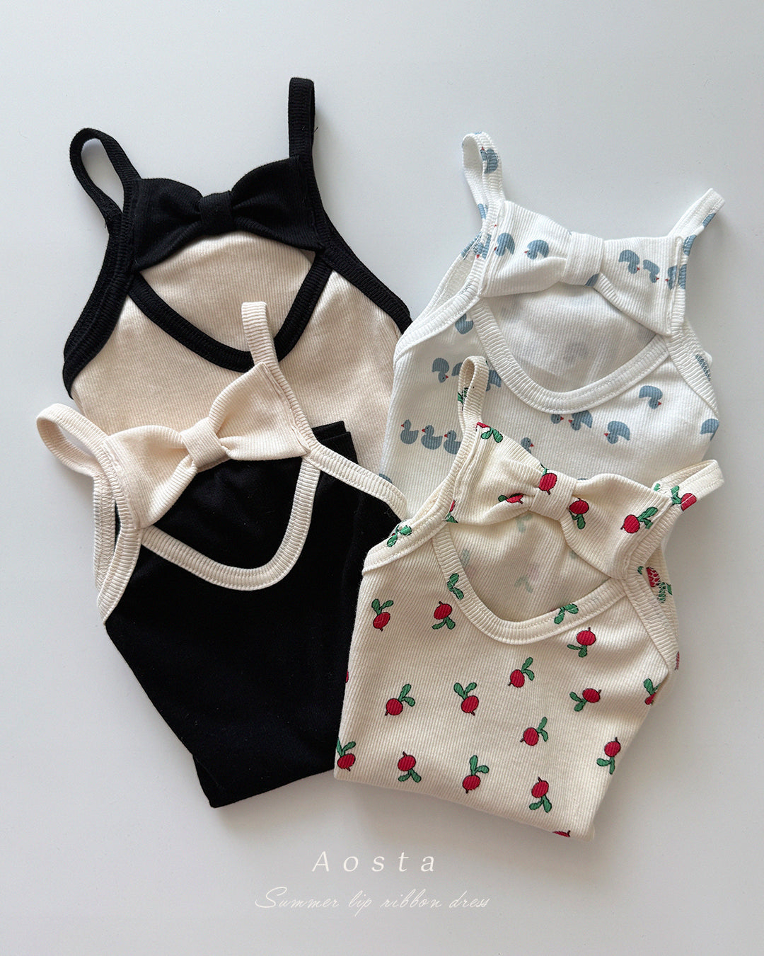 【PREORDER受付終了、ご希望はお問い合わせください。】6.Lip Ribbon Dress
