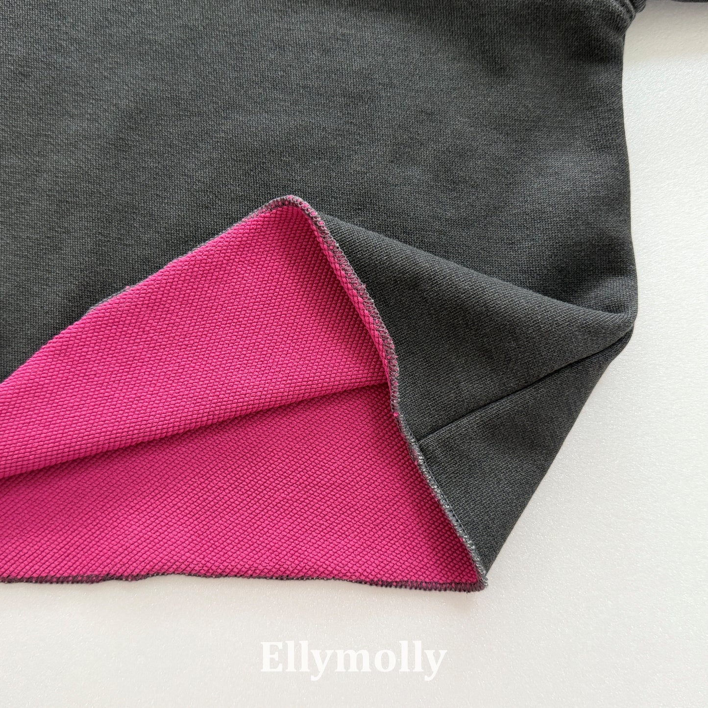 【PRE-ODER〆8.9(sun)】46.Rough Two-Tone Dyed Sweatshirt | ellymolly