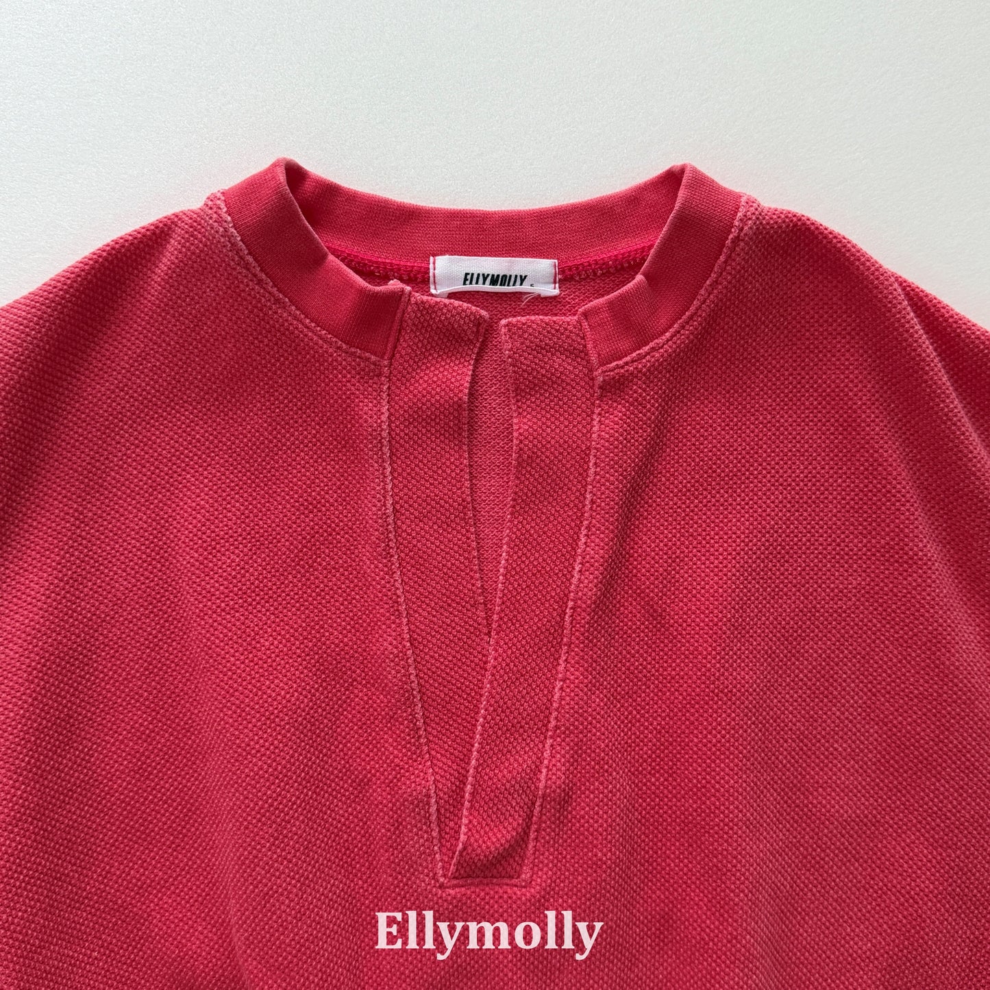 【PRE-ODER〆8.9(sun)】11.Slit Opening Sweatshirt | ellymolly