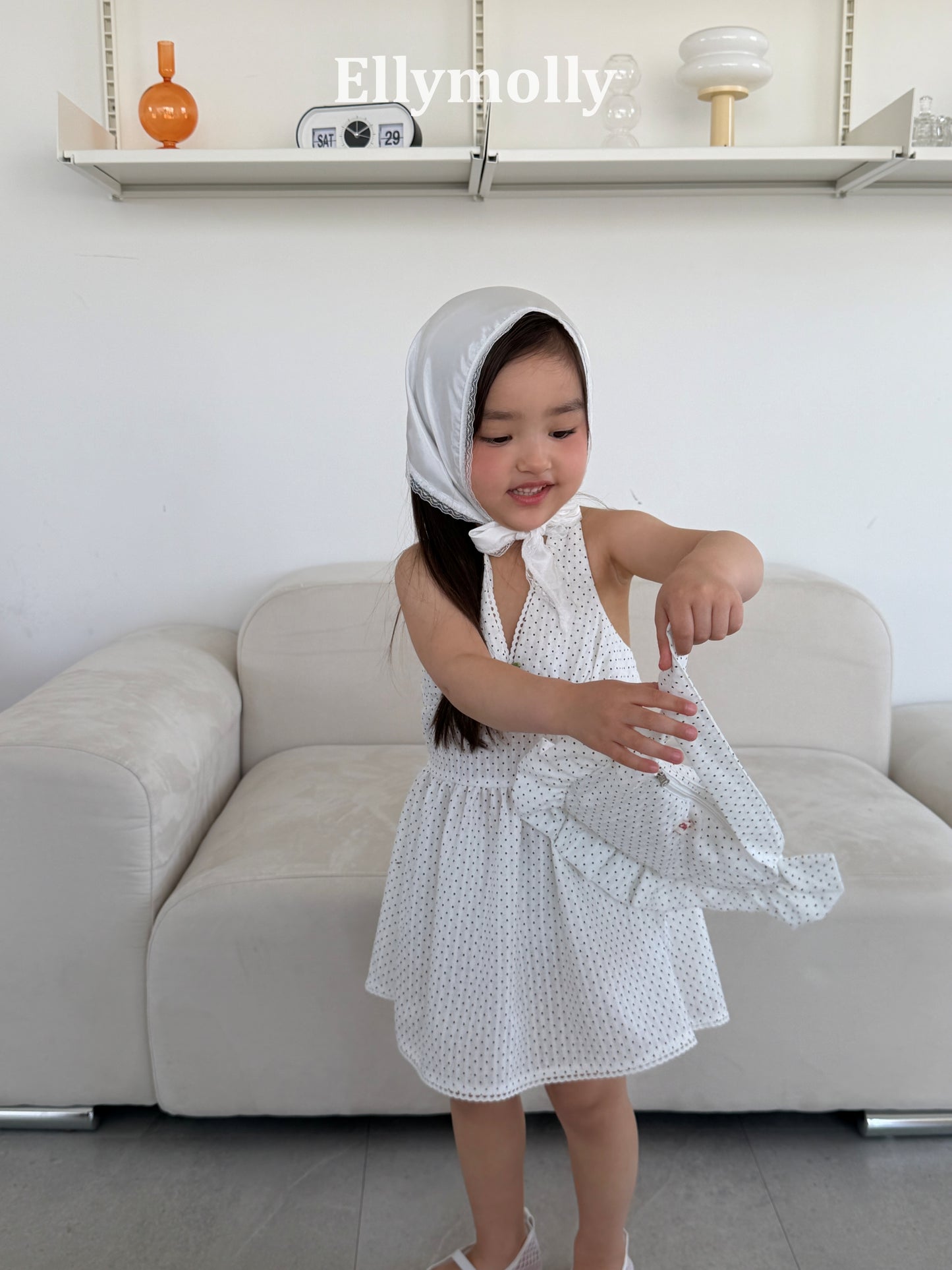 【PREORDER 4日間限定】40.Dot Halter Dress