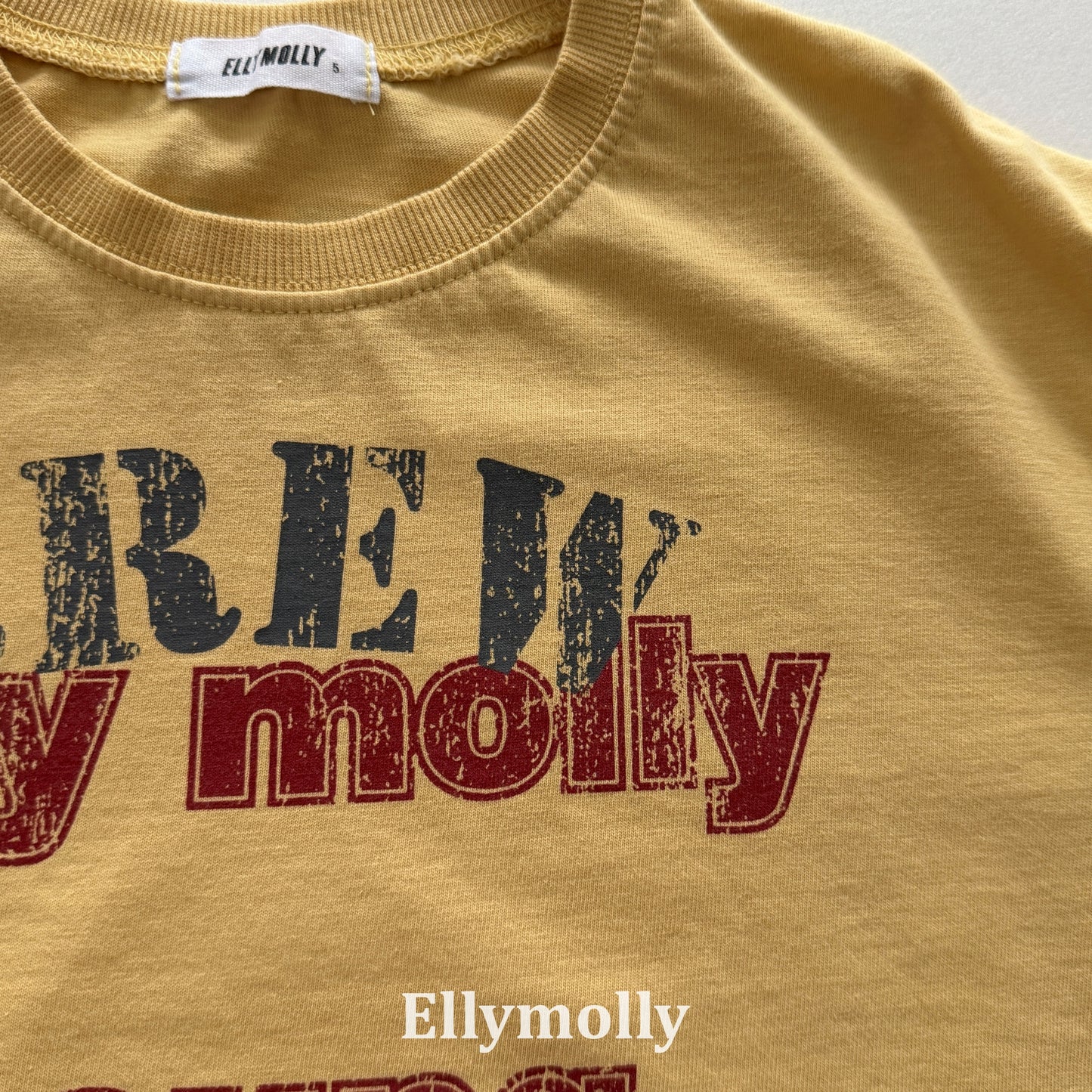 【PRE-ODER〆8.9(sun)】18.Crew Box T-Shirt | ellymolly