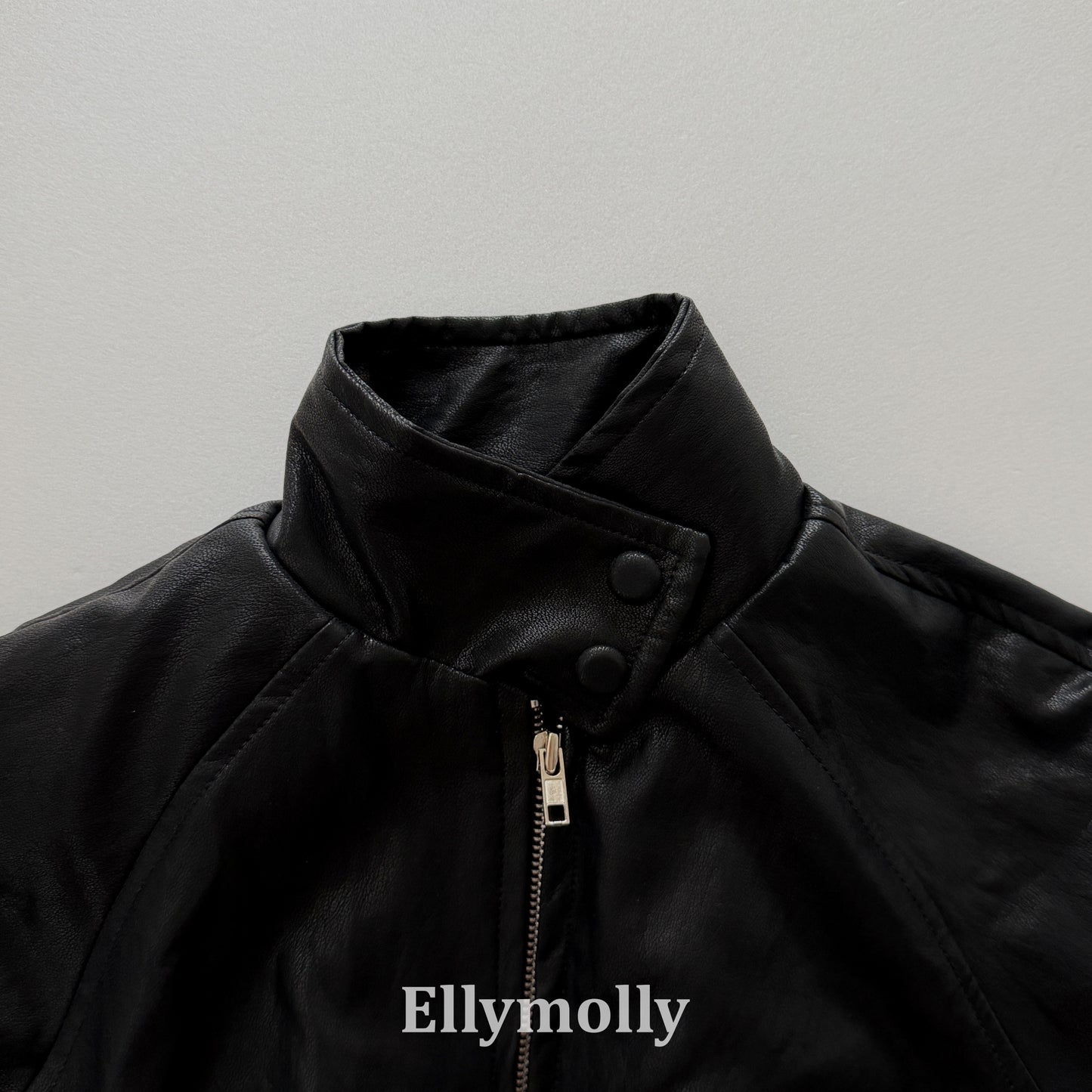 【PRE-ODER〆8.9(sun)】02.Rusk Leather Jacket | ellymolly