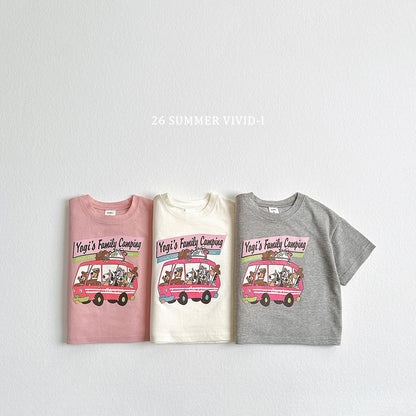 【PREORDER受付終了、ご希望はお問い合わせください。】50.Vintage Camping ShortSleeve Tee