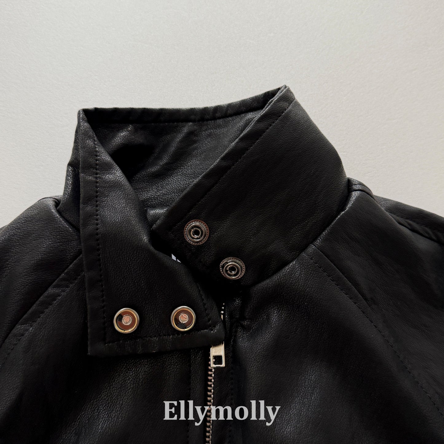 【PRE-ODER〆8.9(sun)】02.Rusk Leather Jacket | ellymolly