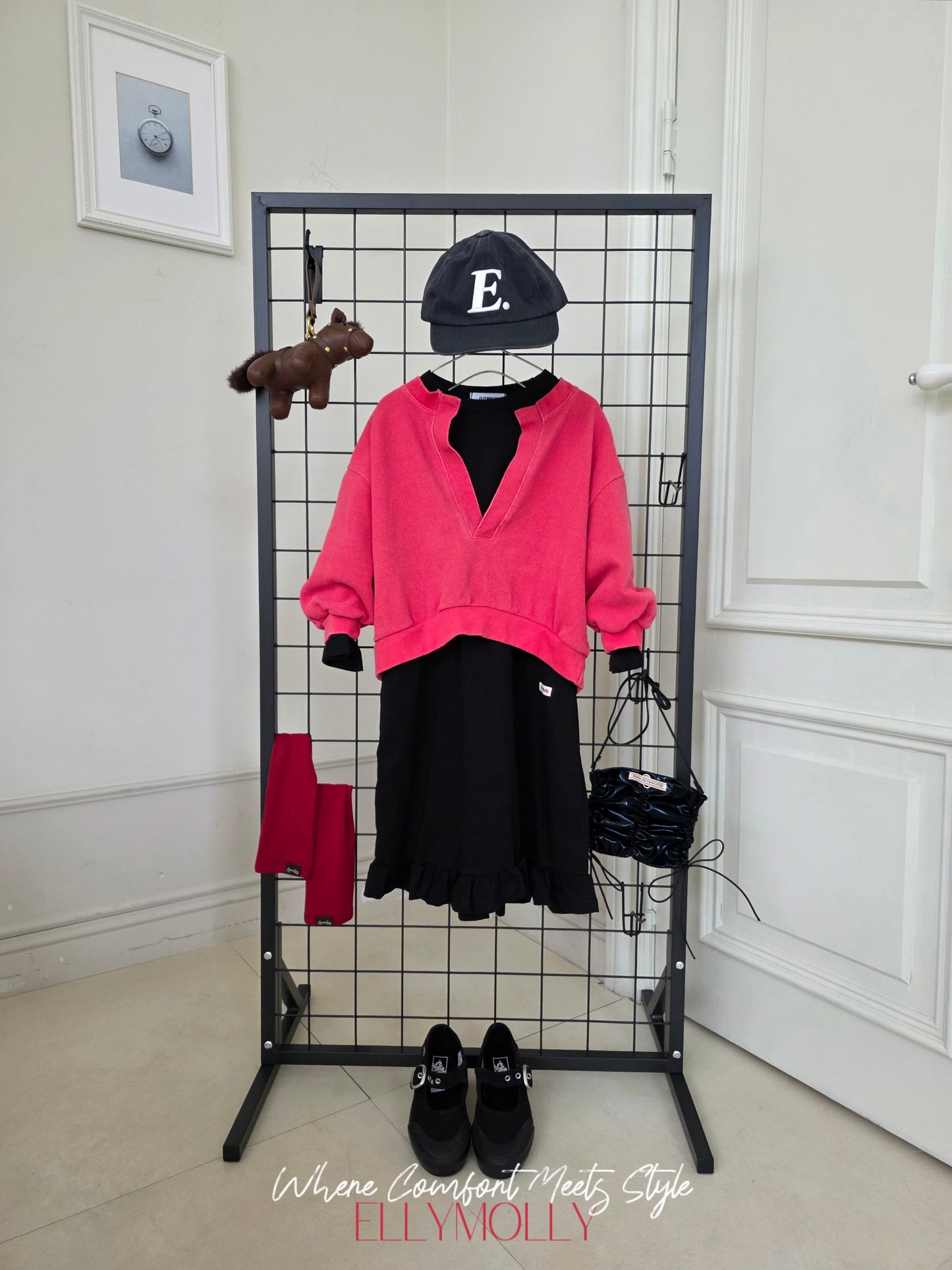 【PRE-ODER〆8.9(sun)】11.Slit Opening Sweatshirt | ellymolly