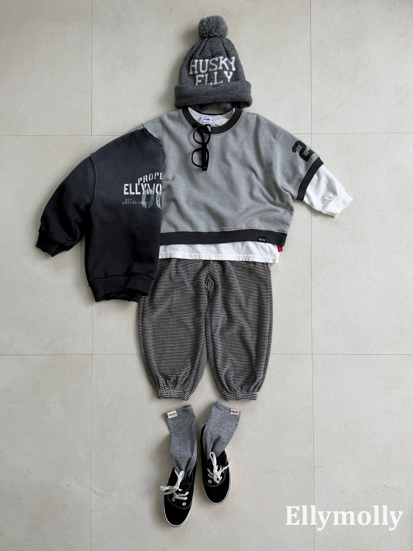【PRE-ODER〆8.9(sun)】23.Velo Striped Jogger Pants | ellymolly