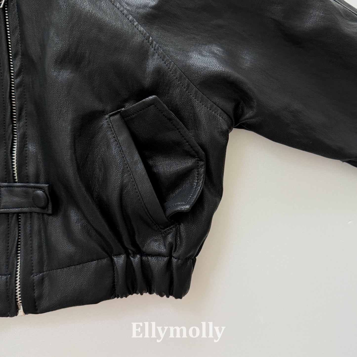 【PRE-ODER〆8.9(sun)】02.Rusk Leather Jacket | ellymolly