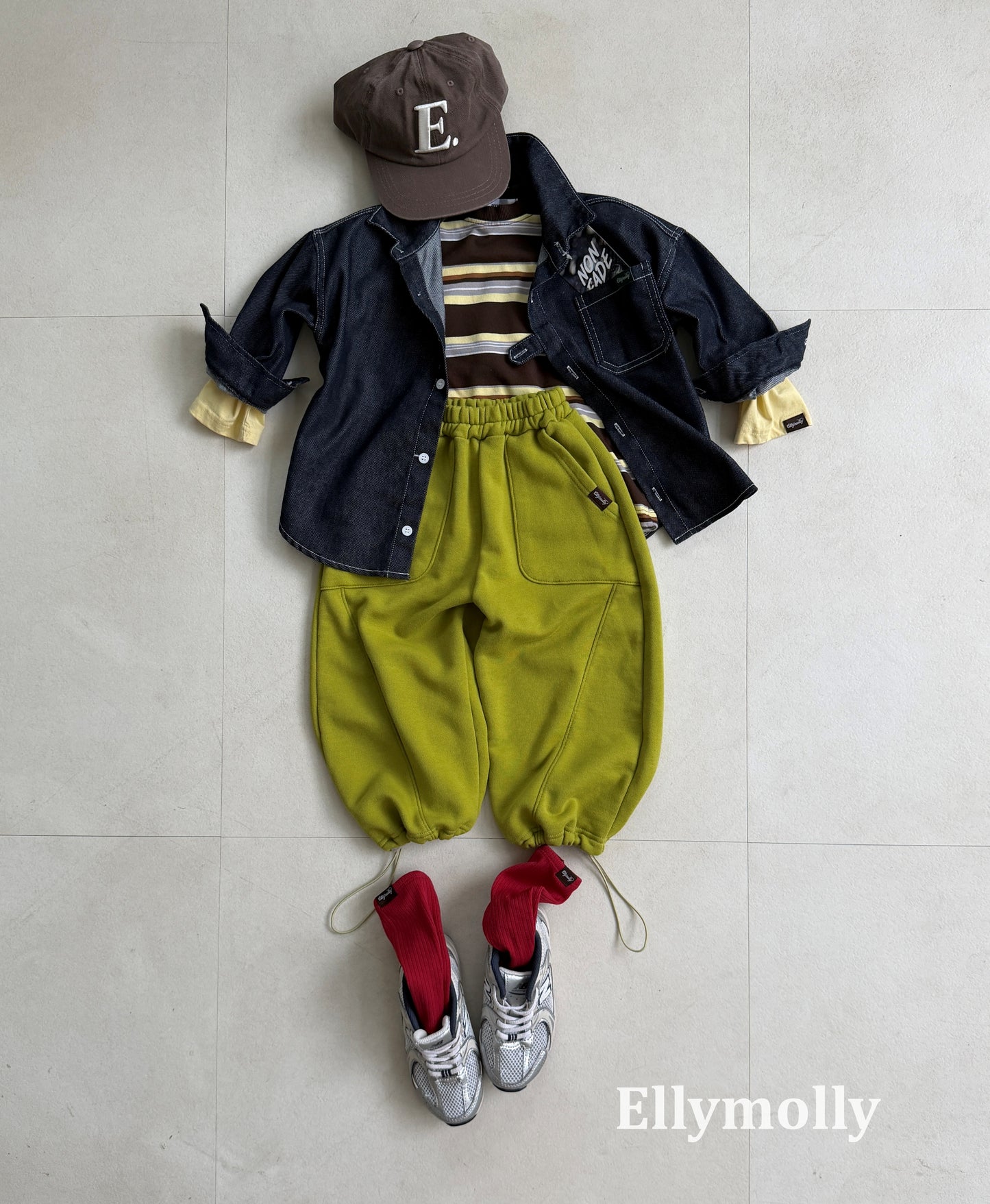 【PRE-ODER〆8.9(sun)】17.Campus Contrast T-Shirt | ellymolly