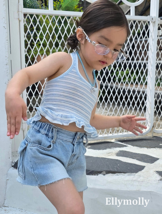 【期間限定 PRE-ODER】15.Salt Halter Frill Sleeveless Top