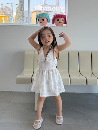 【PREORDER 4日間限定】40.Dot Halter Dress