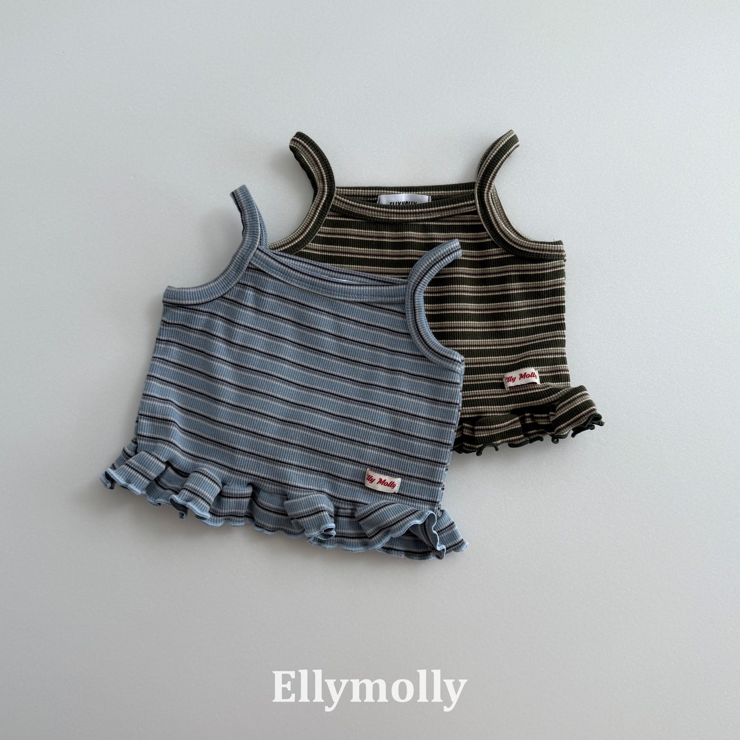 【PRE-ODER〆8.9(sun)】35.Shadow Frill Sleeveless Top | ellymolly