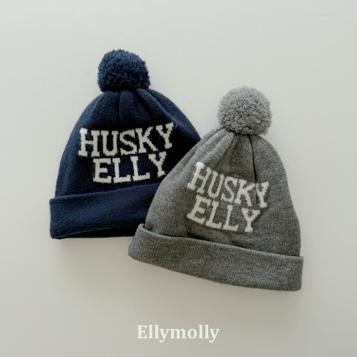 【PRE-ODER〆8.9(sun)】68.Husky Pom-Pom Beanie | ellymolly