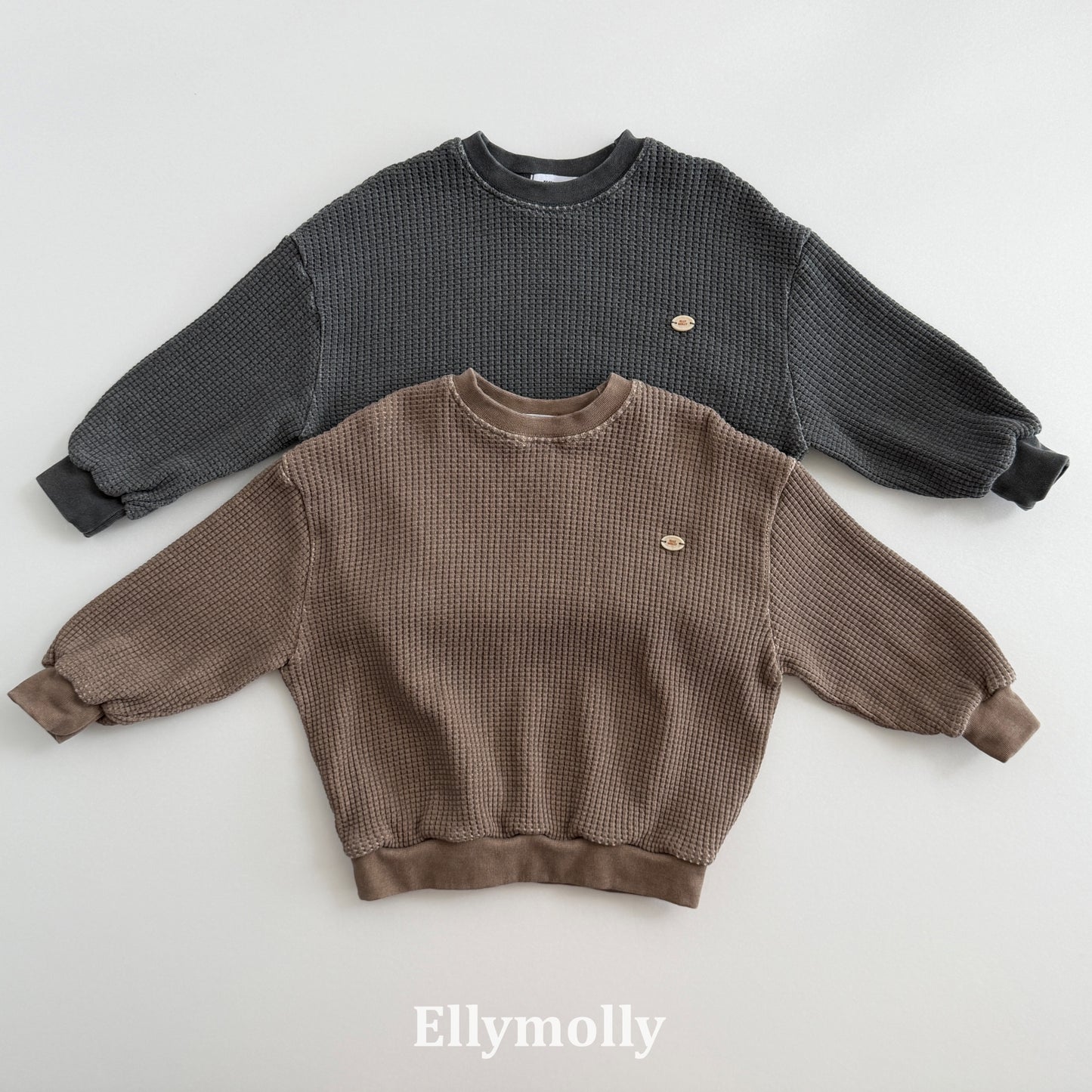【PRE-ODER〆8.9(sun)】06.King Waffle Sweatshirt | ellymolly