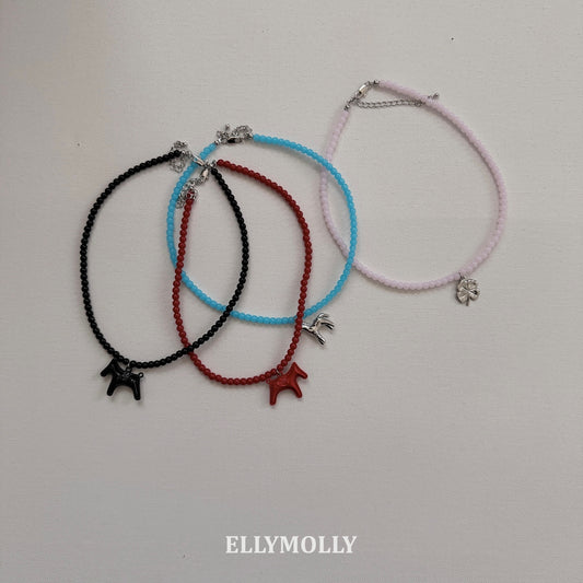 【PRE-ODER〆8.9(sun)】79.Horse Bead Necklace | ellymolly