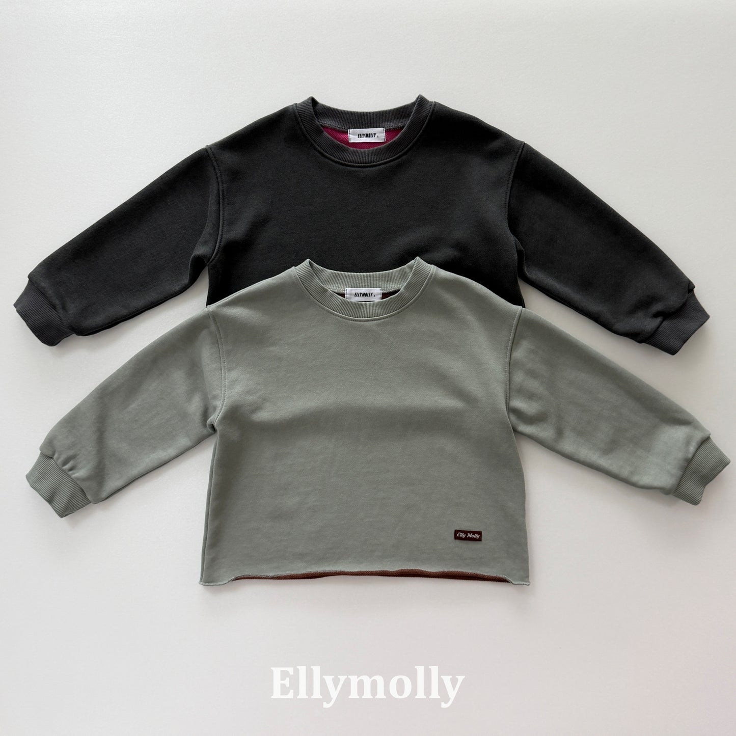【PRE-ODER〆8.9(sun)】46.Rough Two-Tone Dyed Sweatshirt | ellymolly