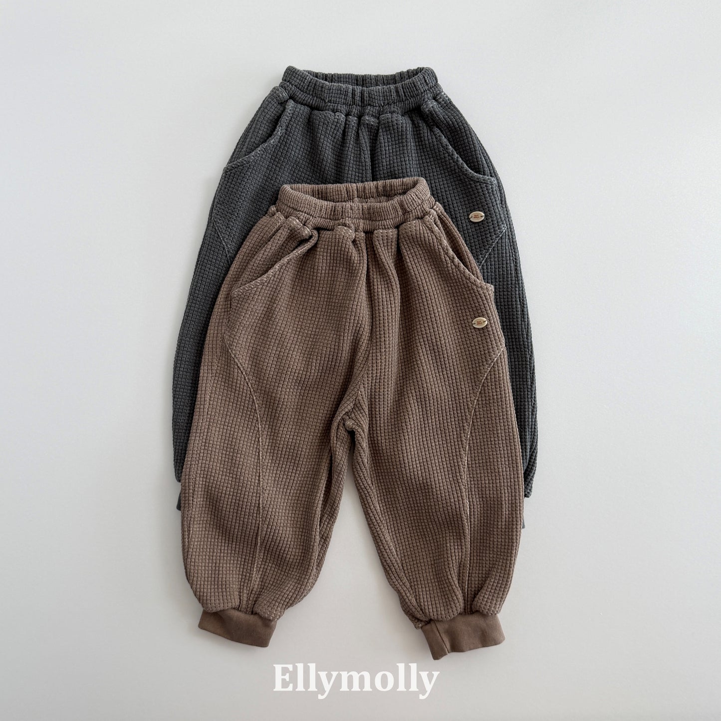 【PRE-ODER〆8.9(sun)】07.King Waffle Jogger Pants | ellymolly